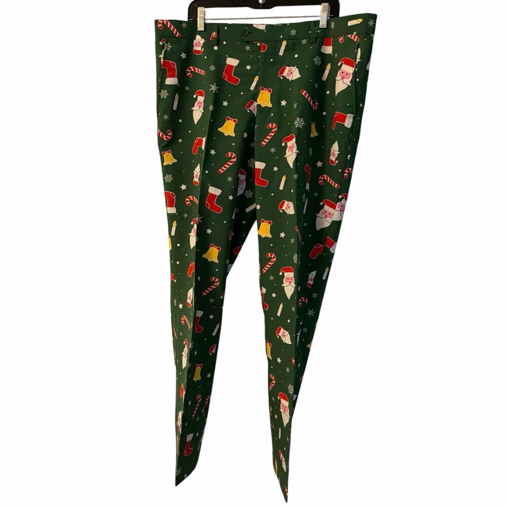 Opposuit Christmas pants funny Santa sz M - Picture 4 of 10